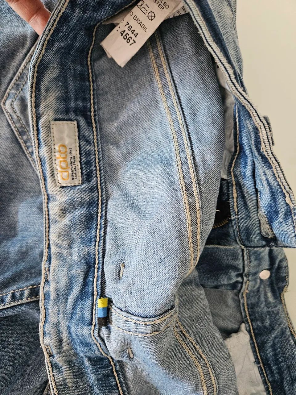 Bermuda jeans Azul - Foto 3