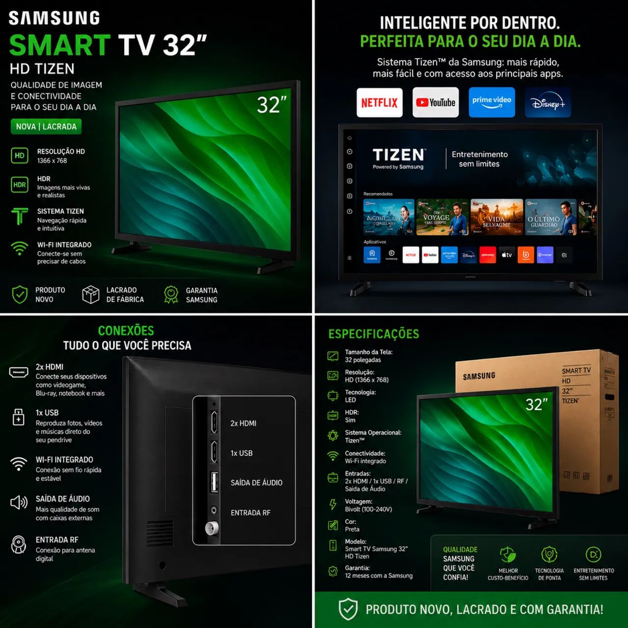 Smart TV Samsung 32? (LACRADA) - Foto 2