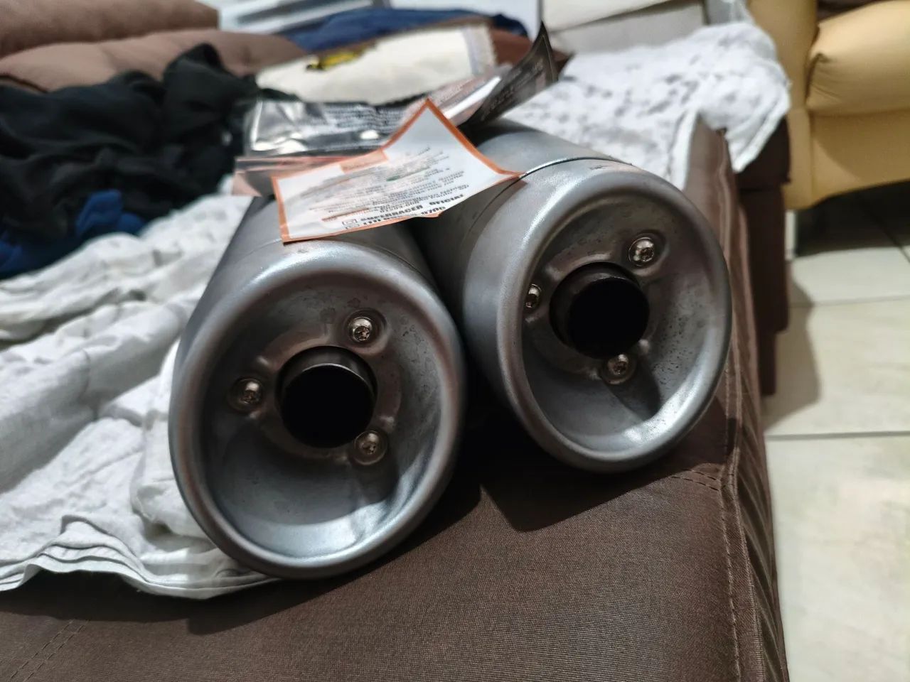 Ponteira Torbal Harley Davidson Modelo para Fatbob - Foto 3