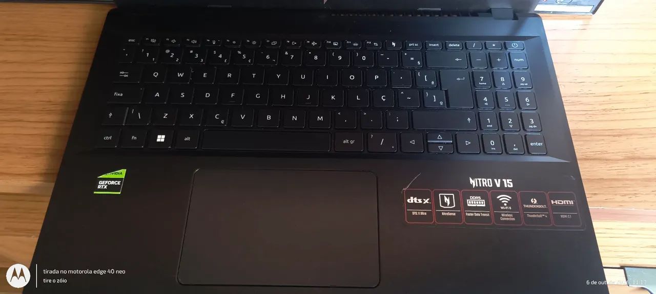 Notebook ace nitro V15 - Foto 2