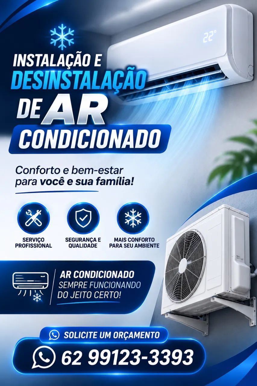 INSTALAÇÃO DE AR CONDICIONADO 