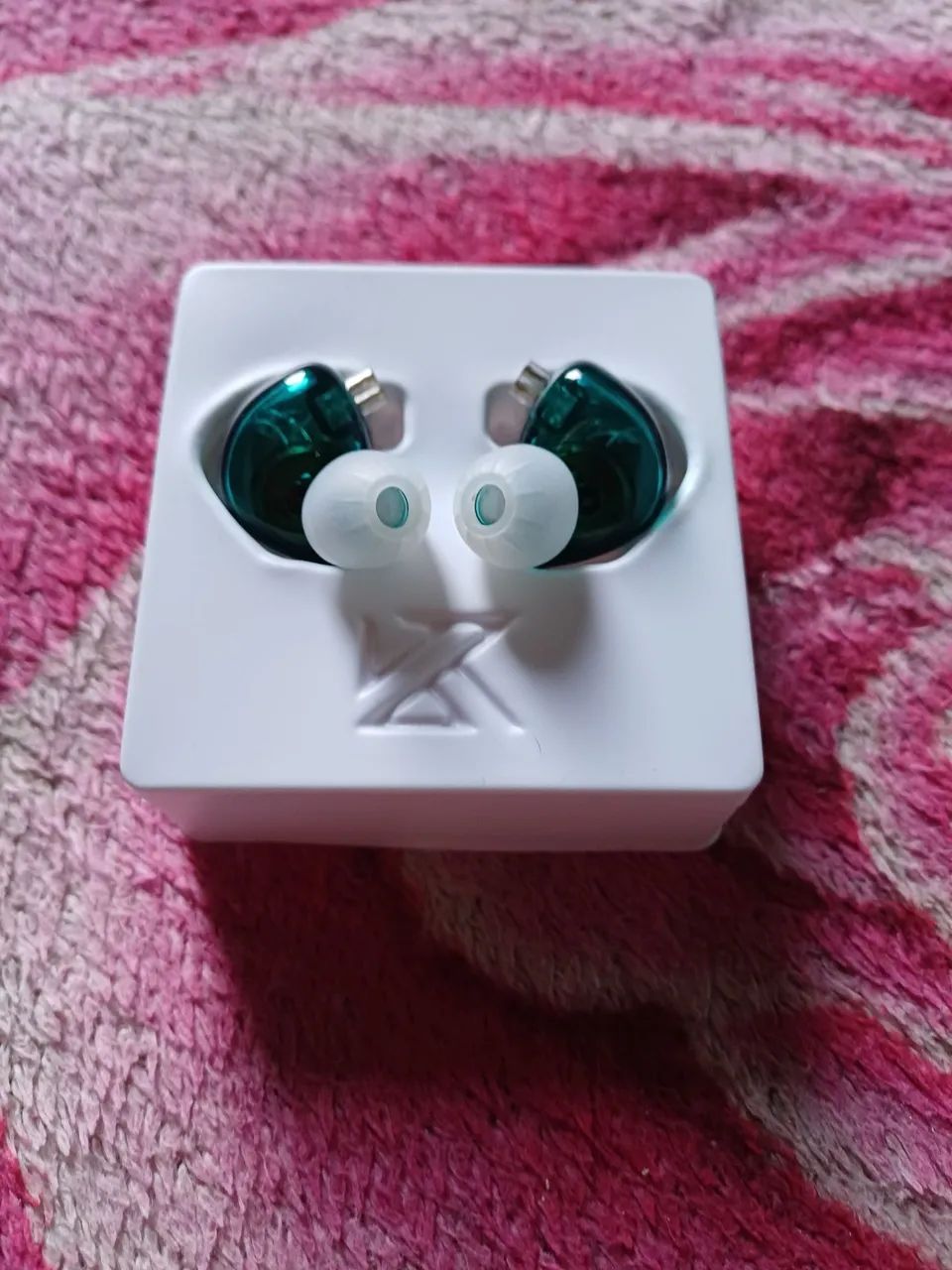 KZ EDX Pro Verde Ciano com Microfone - Foto 3