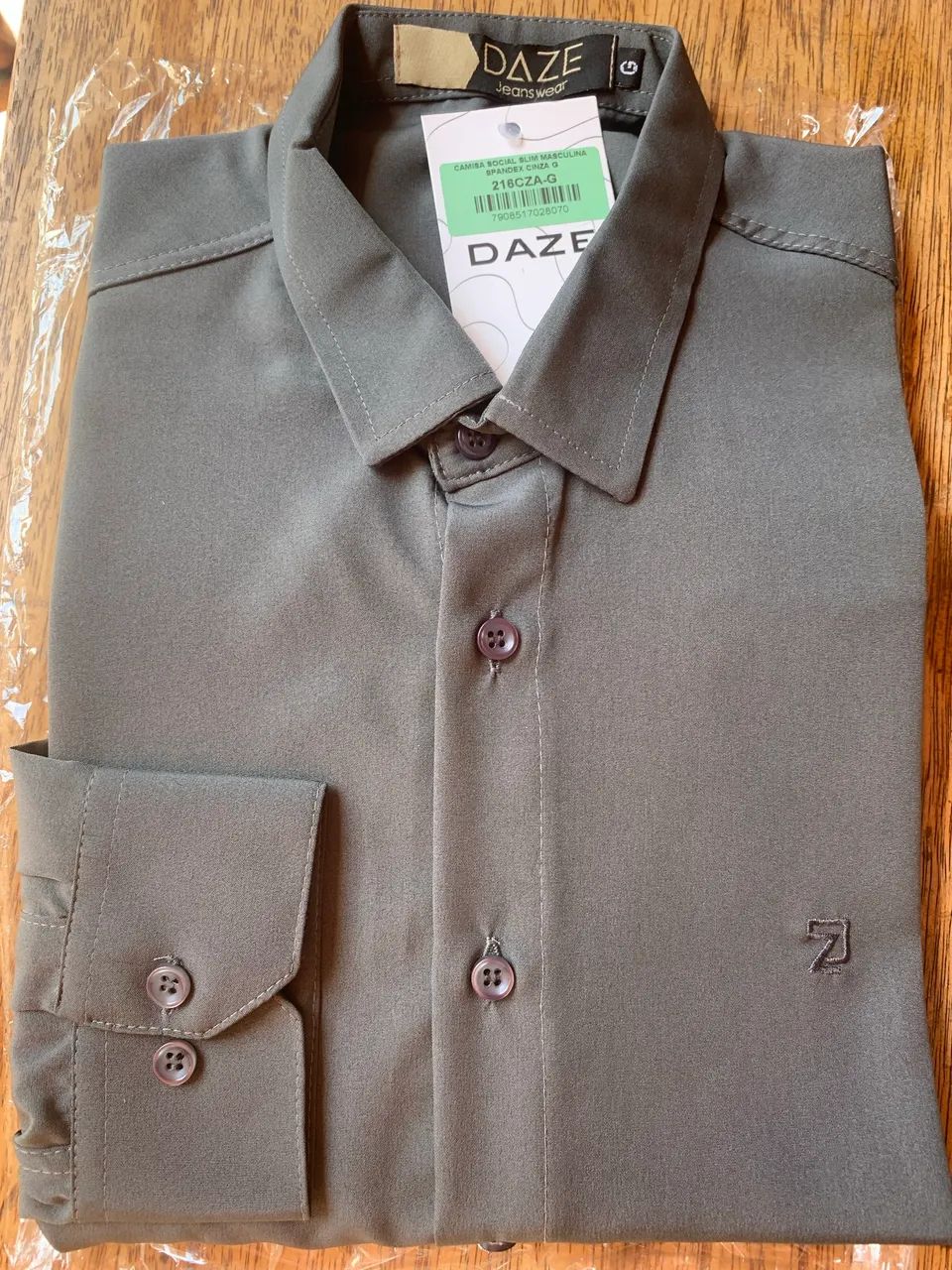 Camisa social masculina 