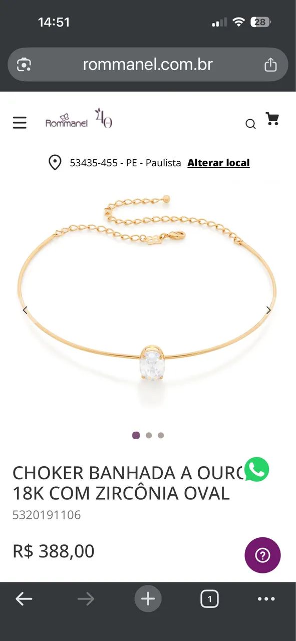 Choker rommanel  - Foto 4