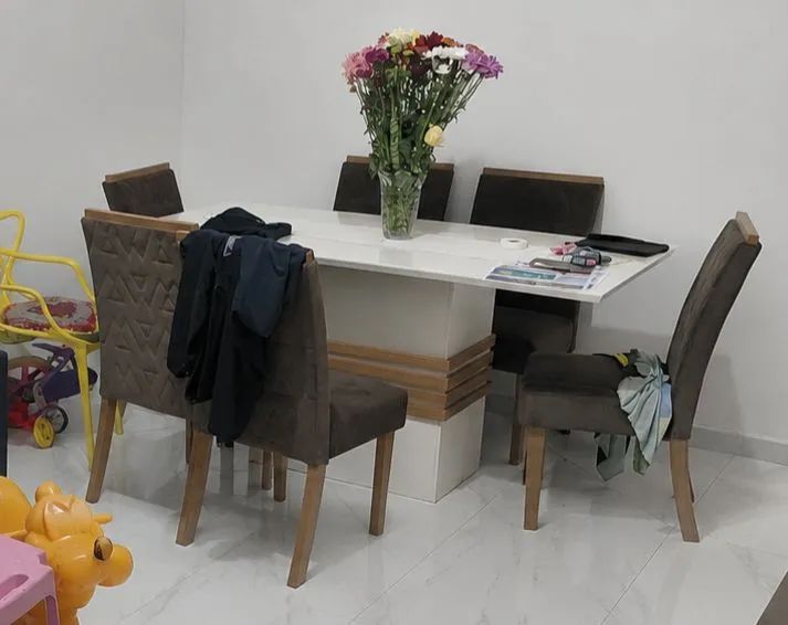 Mesa de 6 lugares 