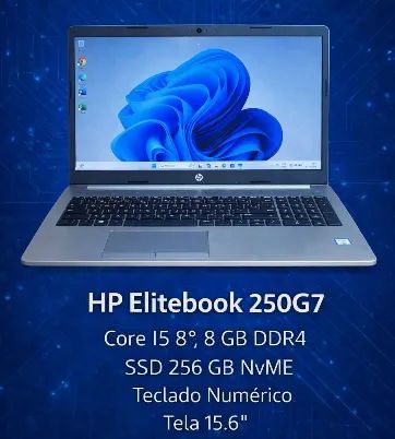 Notebook HP Elitebook 250G7 - Foto 4