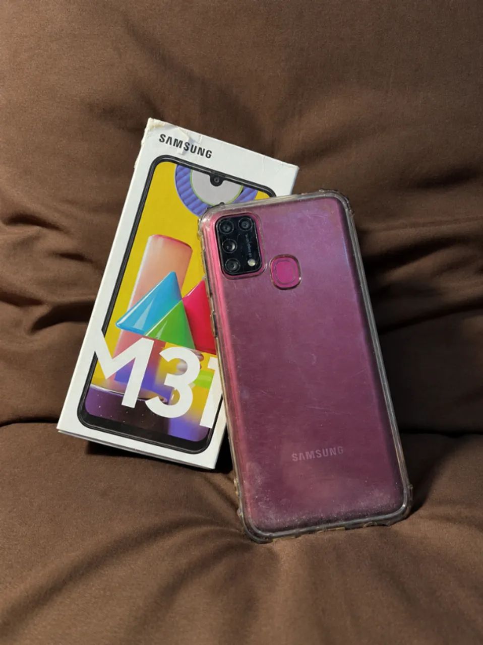 Samsung Galaxy M31 128GB + Caixa e Capinha 