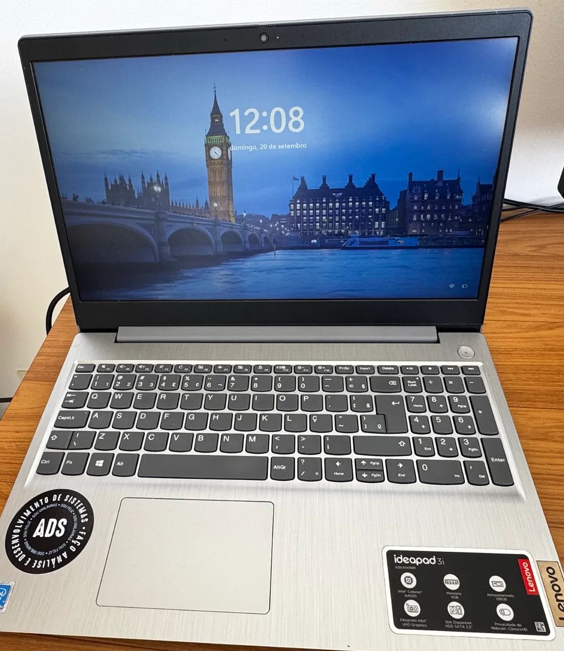 Notebook Lenovo IDEAPAD 3 - Tela 15,6