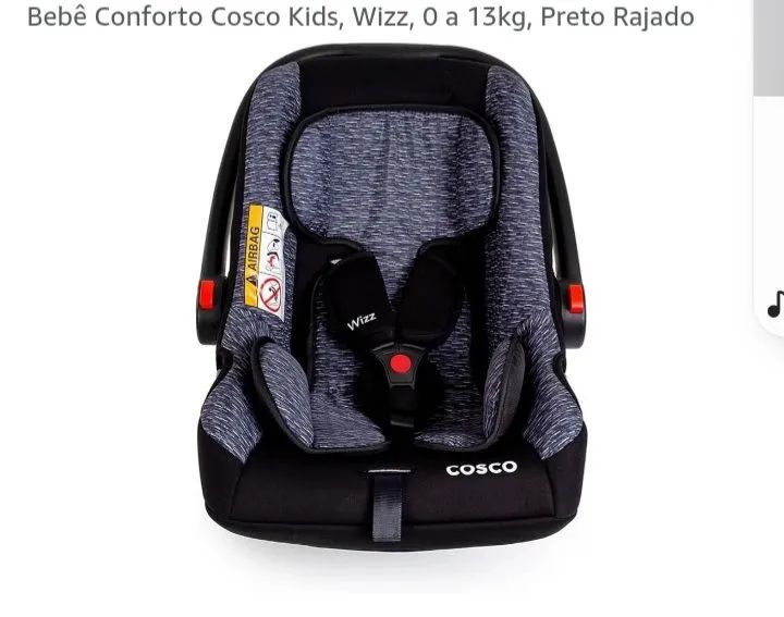 Bebe conforto cosco rajado  - Foto 2