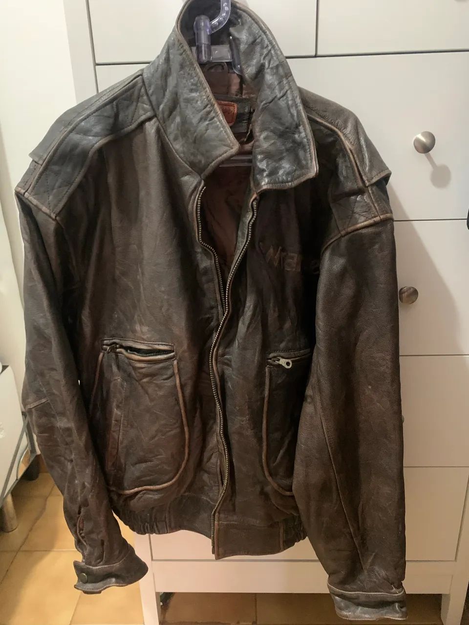 Jaqueta de Couro Wrangler