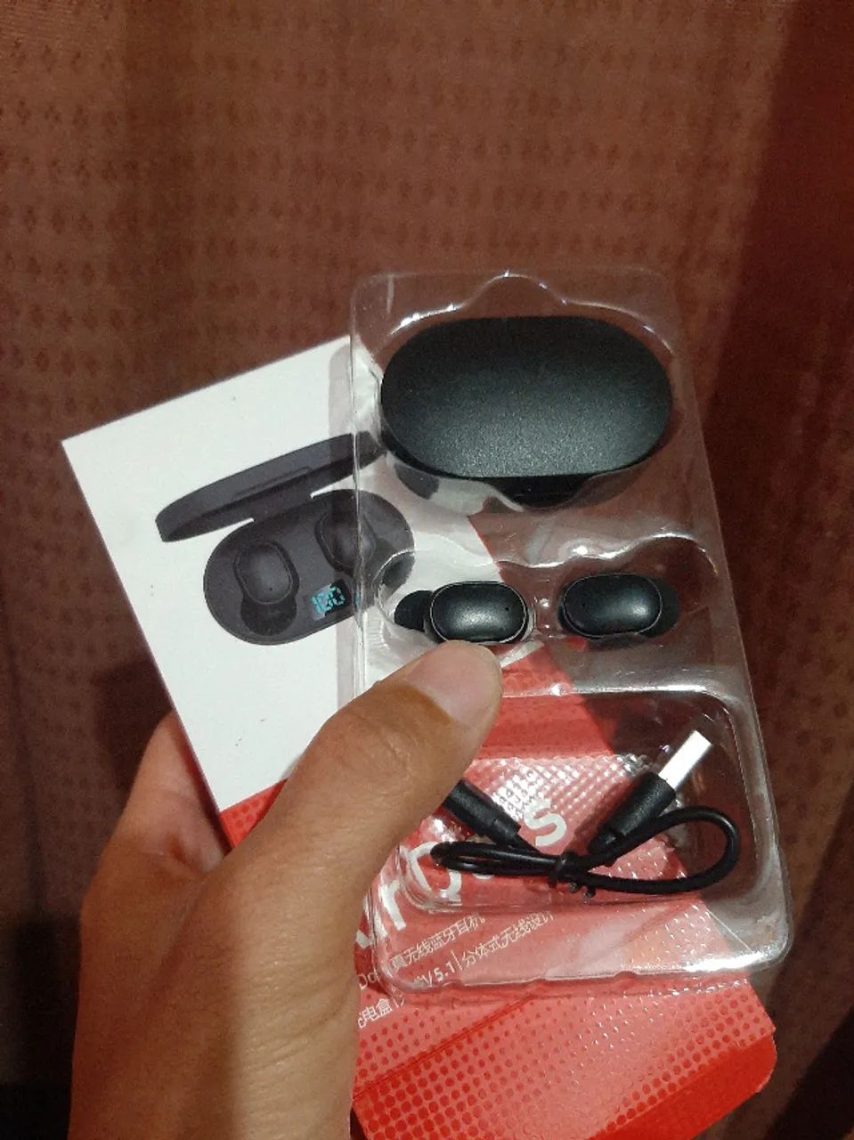 Fone bluetooth Redmi + fone com fio de brinde