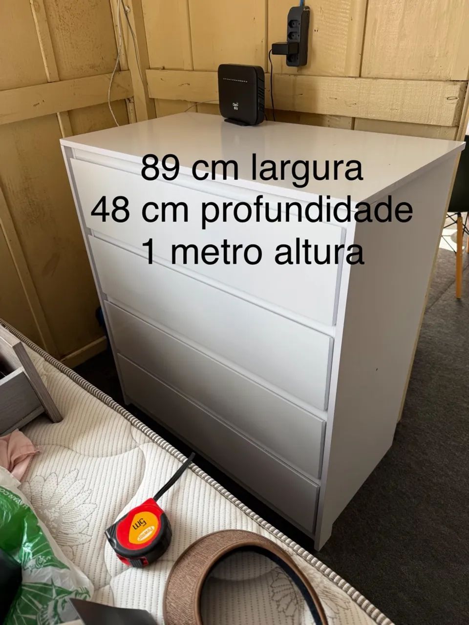 Cômoda 4 gavetas 