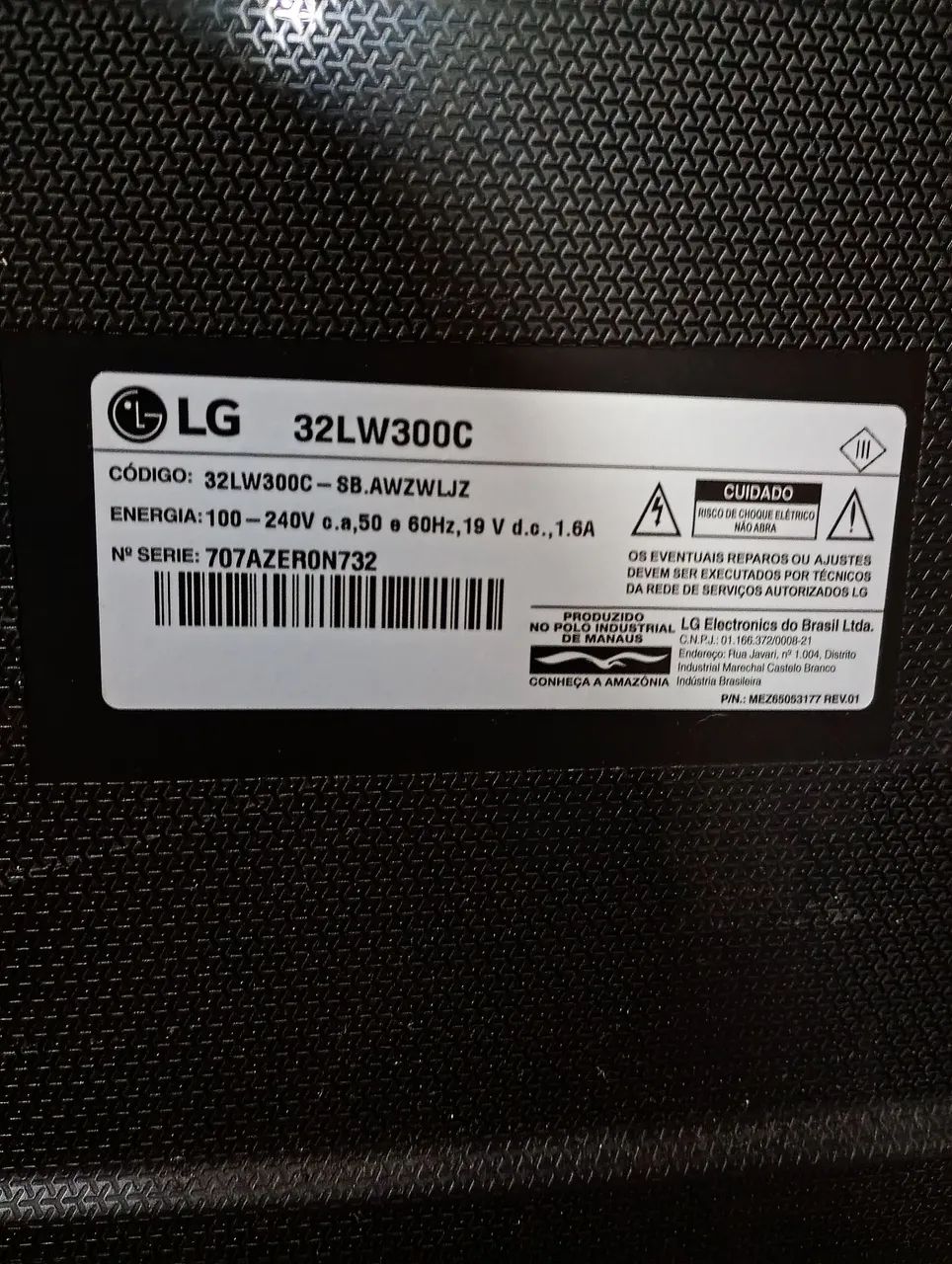 Tv ..LG..32...com...defeito - Foto 3