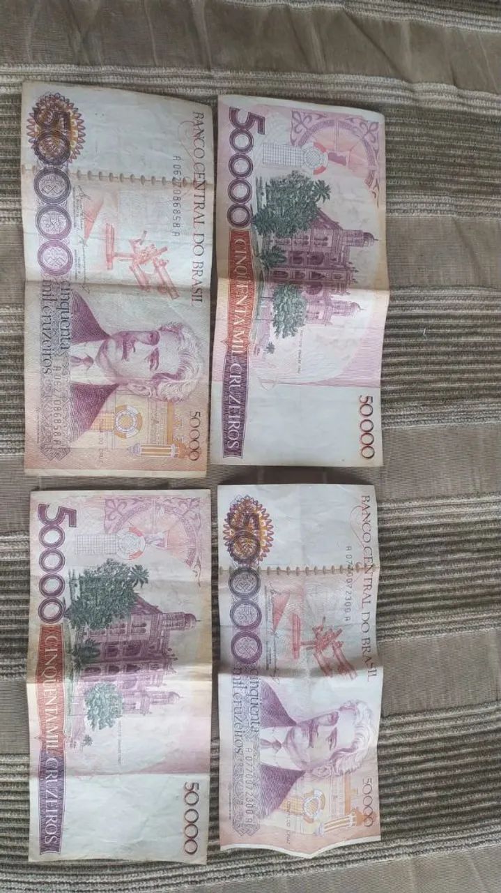 Nota de 50 mil cruzieros  - Foto 2