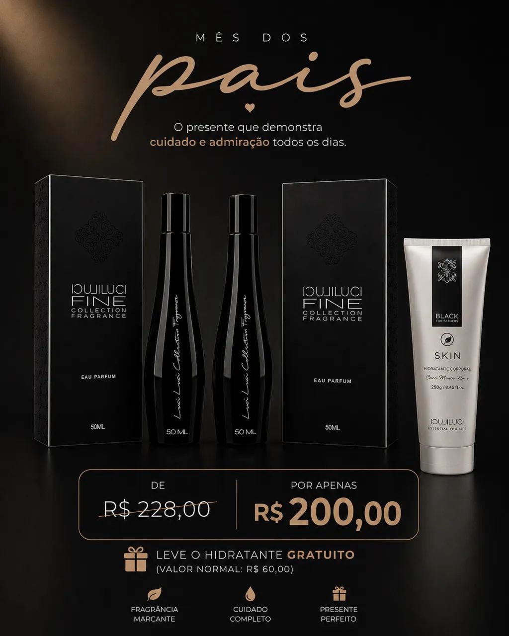 O presente do seu pai está aqui 