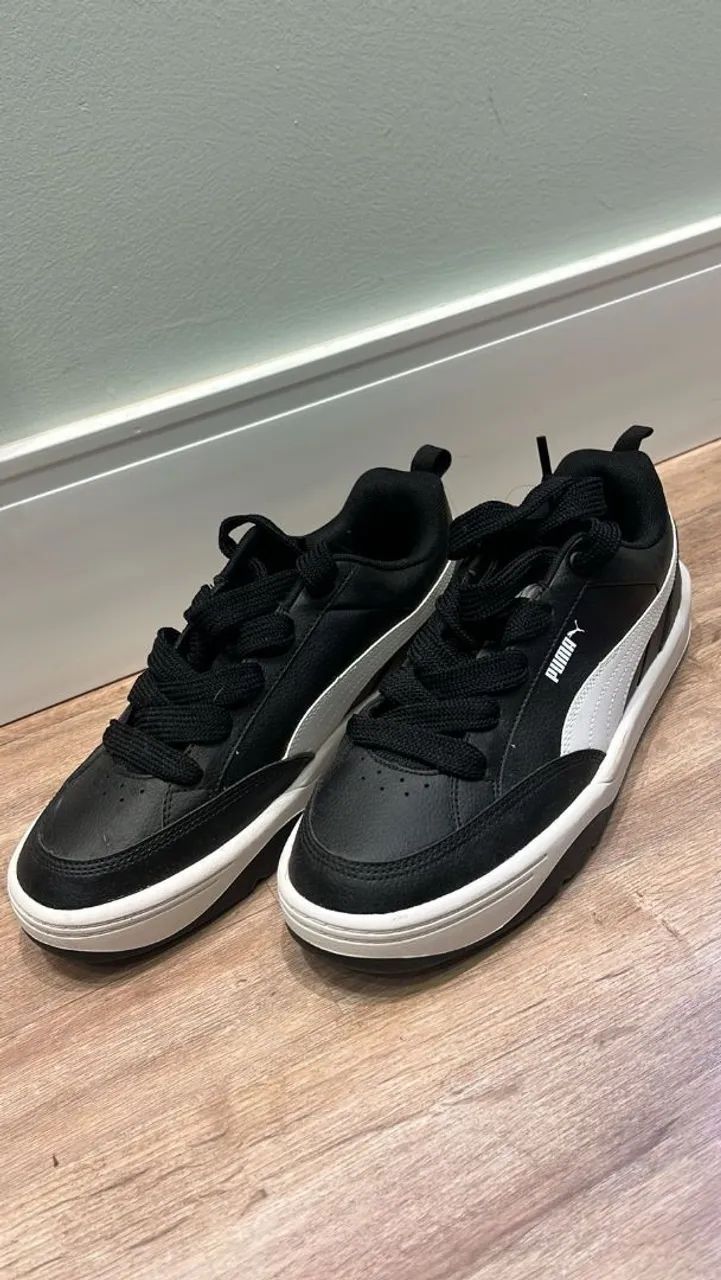PUMA ORIGINAL 41 DE COURO PRETO<br><br>ORIGINAL - Foto 3