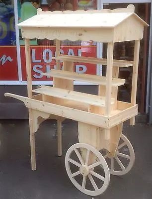 Carrinho de venda stand barracas de madeira - Foto 4