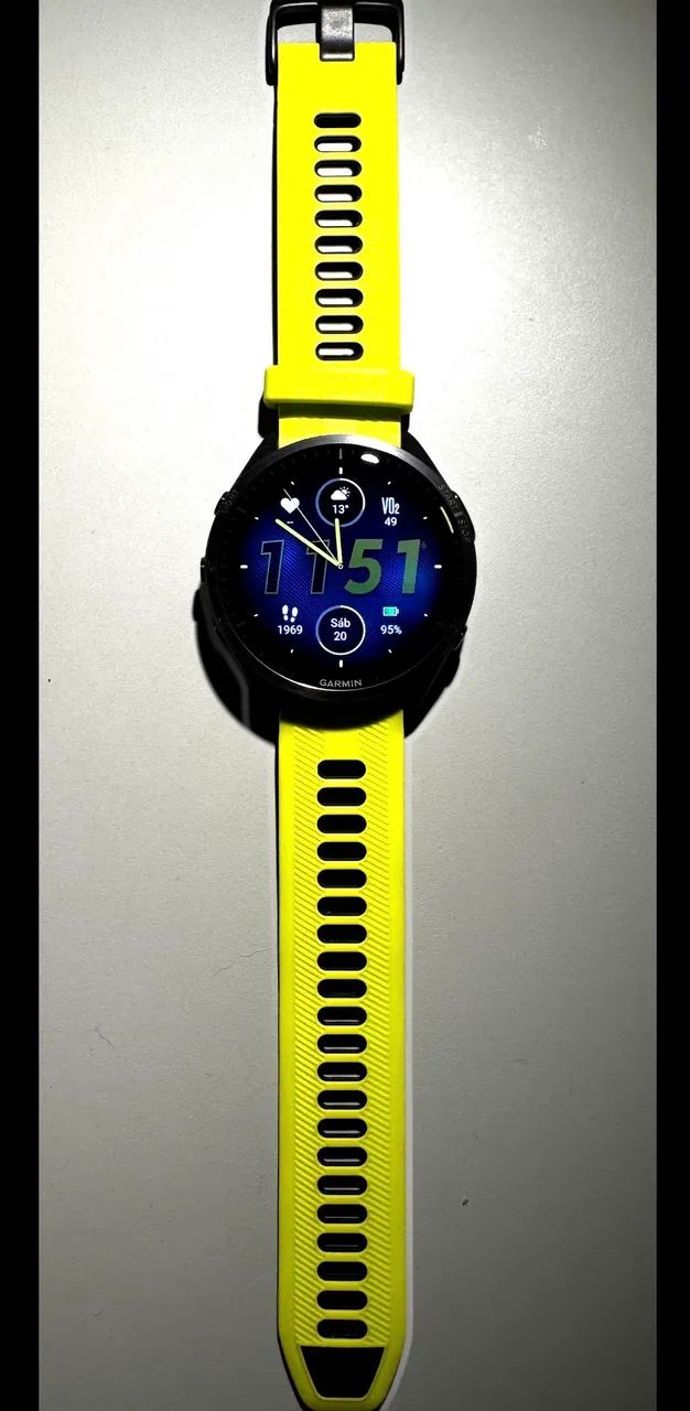 Relógio Garmin Forerunner 965 com pulseira Extra - Foto 4