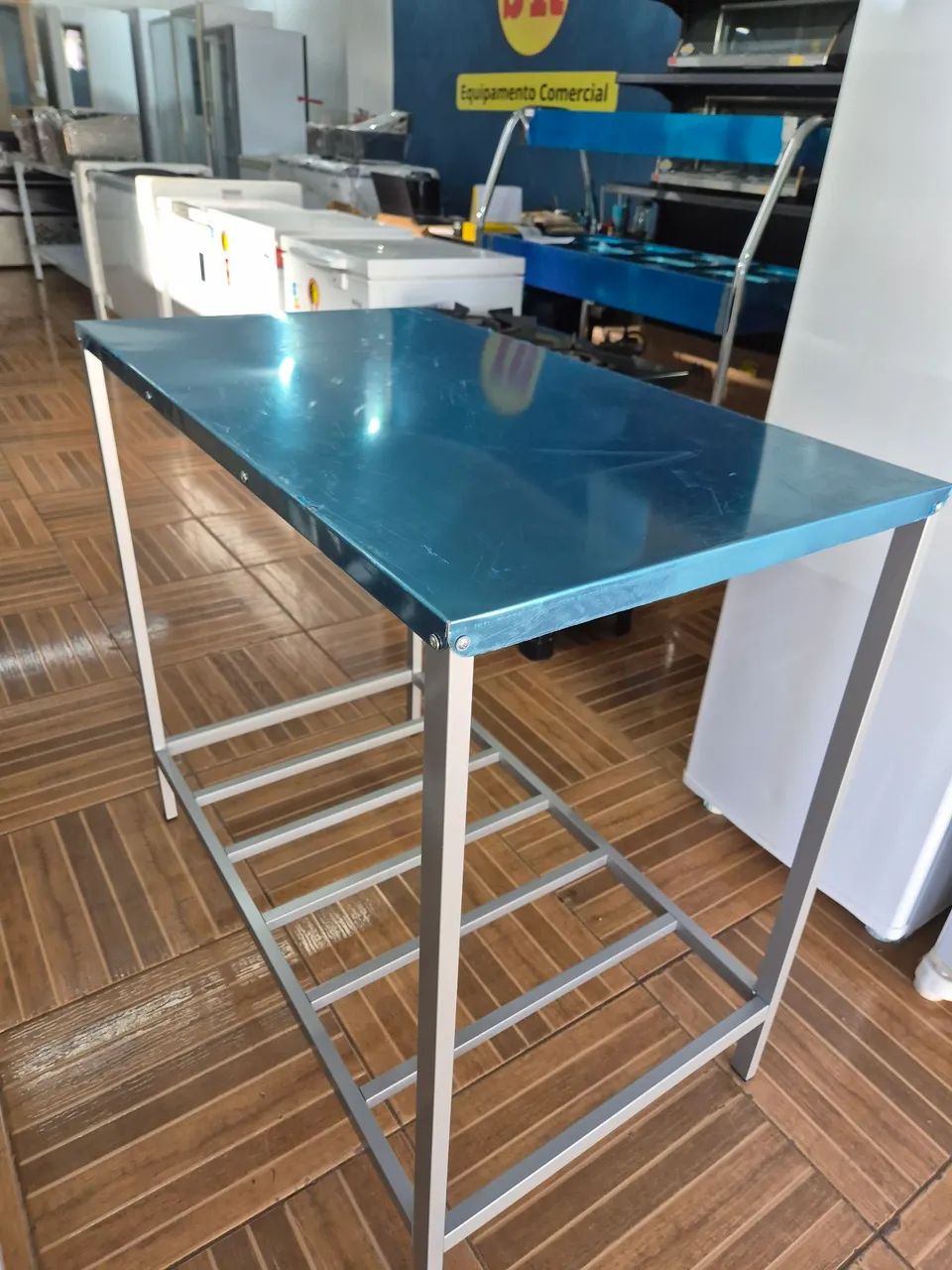 Mesa de inox Nova 1 metro  - Foto 4