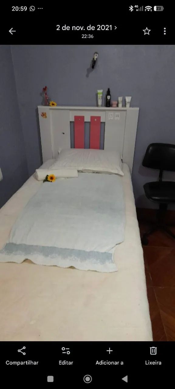 CAMA COM CAMA AUXILIAR EM BAIXO COM RODINHA 