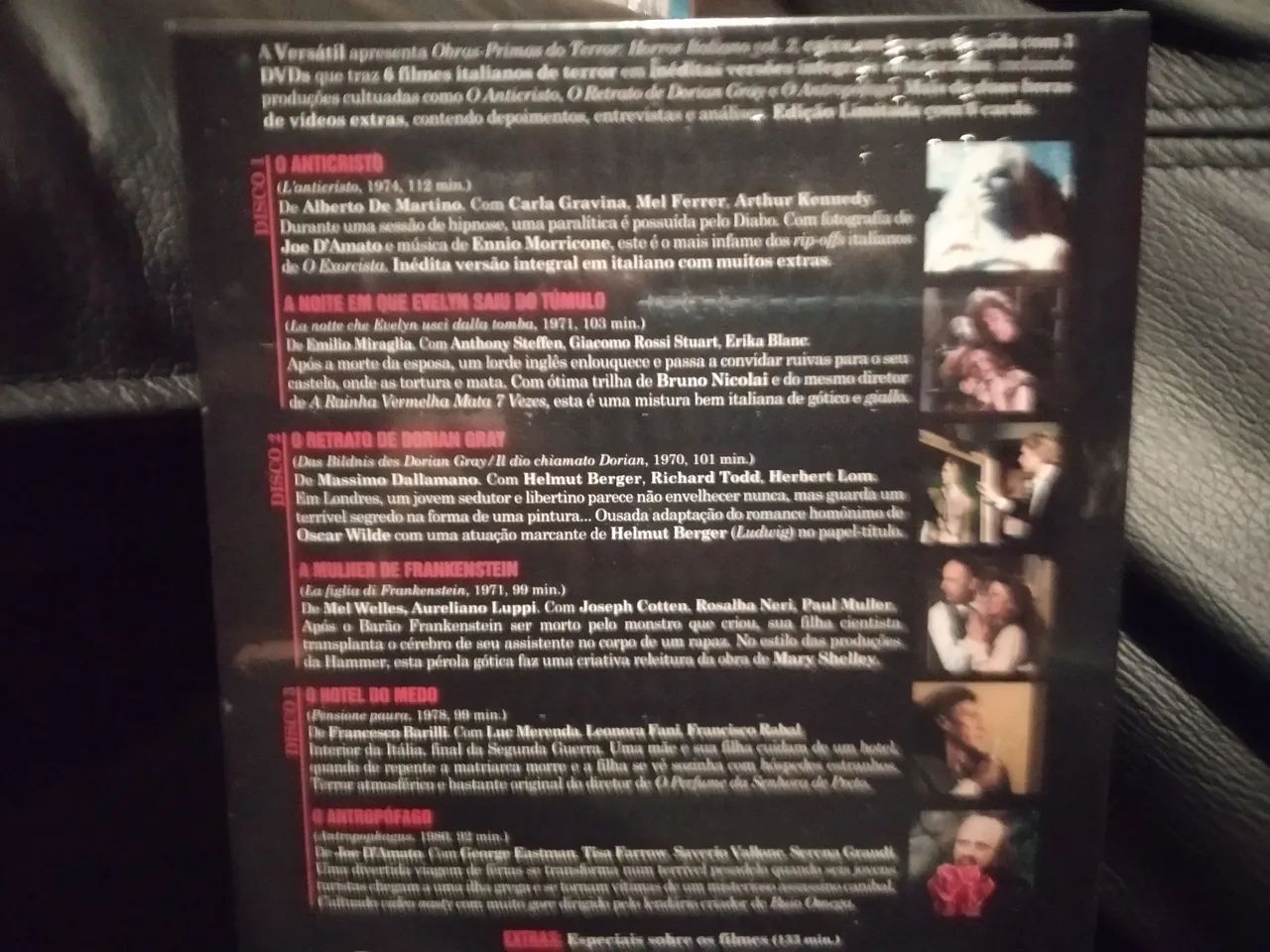 Dvd Obras Primas Do Terror Italiano Vol.2 Lacrado - Foto 2