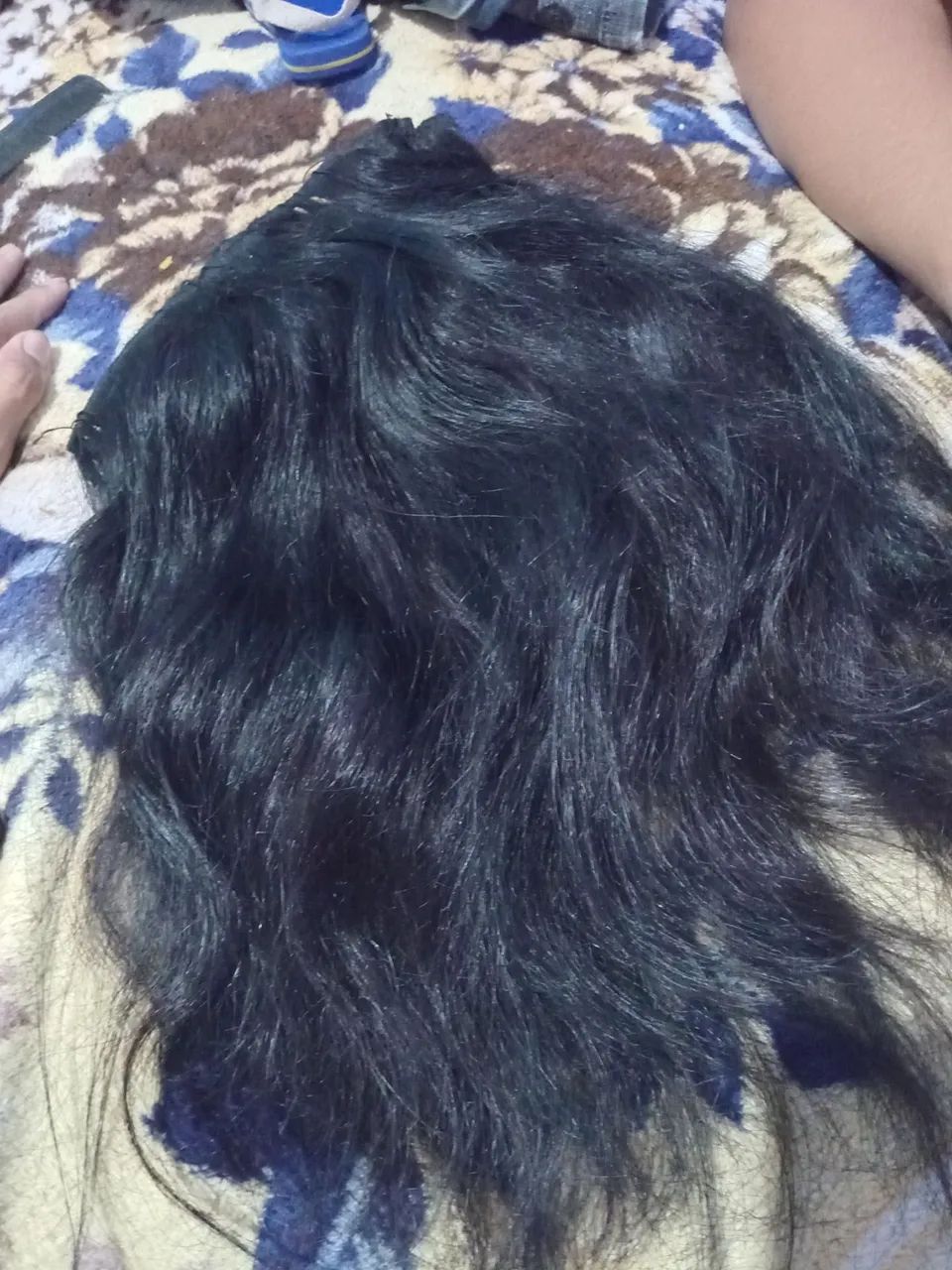 Cabelo humano 7 telas