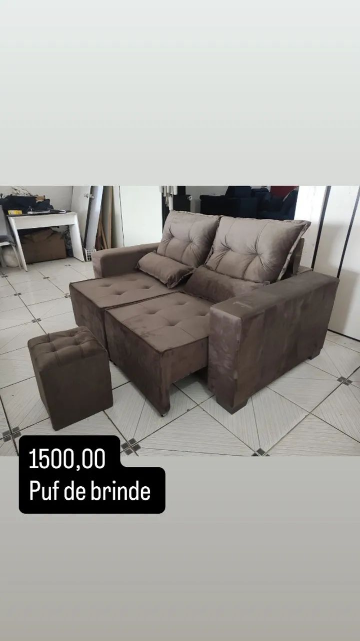 RETRATIL RECLINÁVEIS -  puf de brinde 