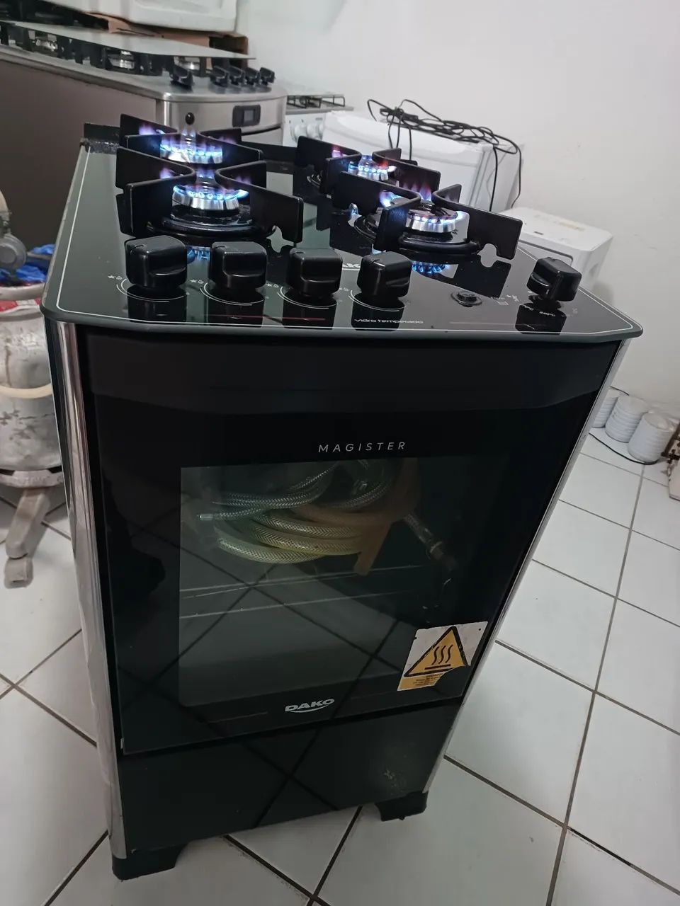 Fogão automático total super novo  - Foto 5