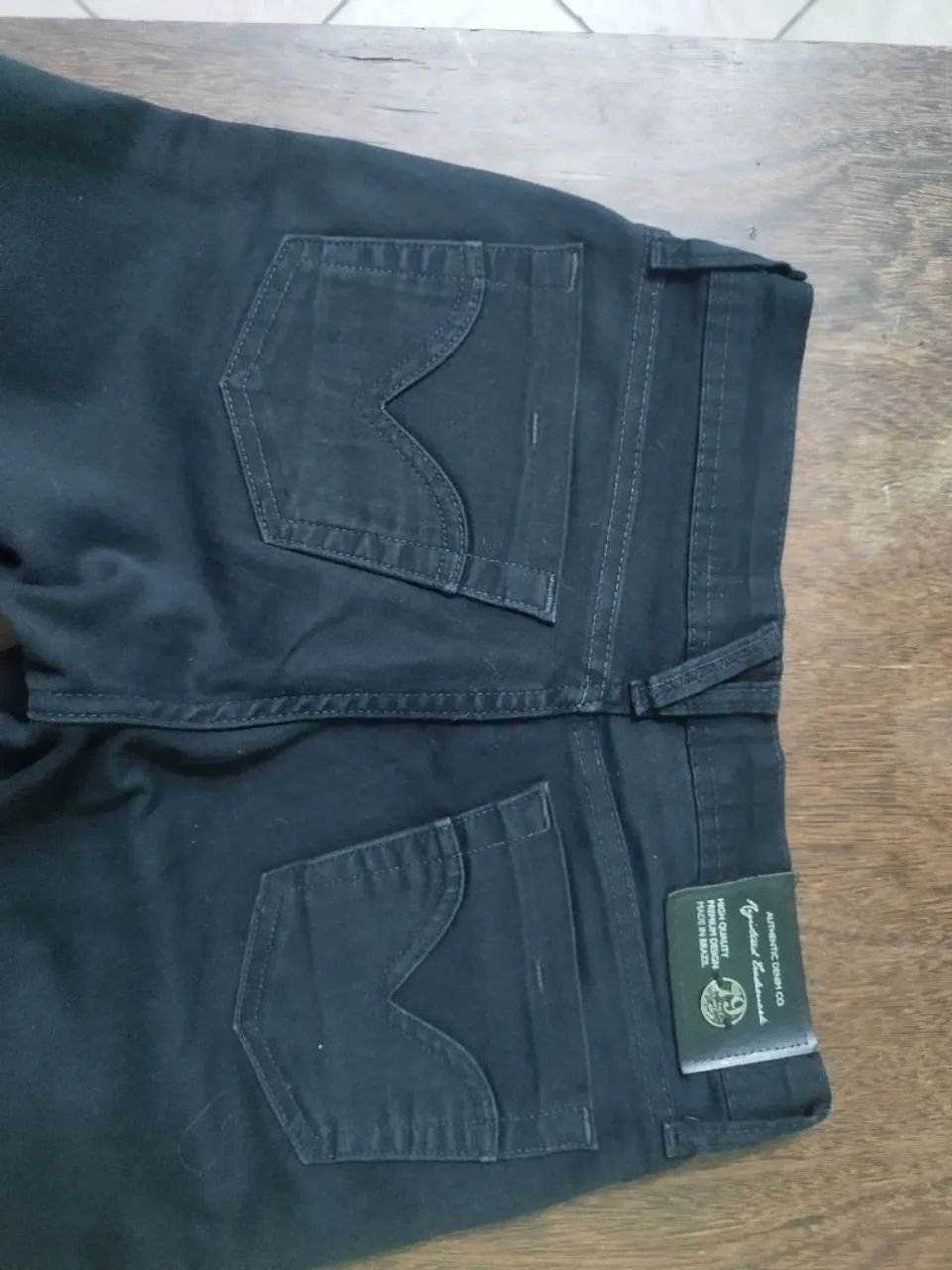Calça sarja preta  - Foto 5