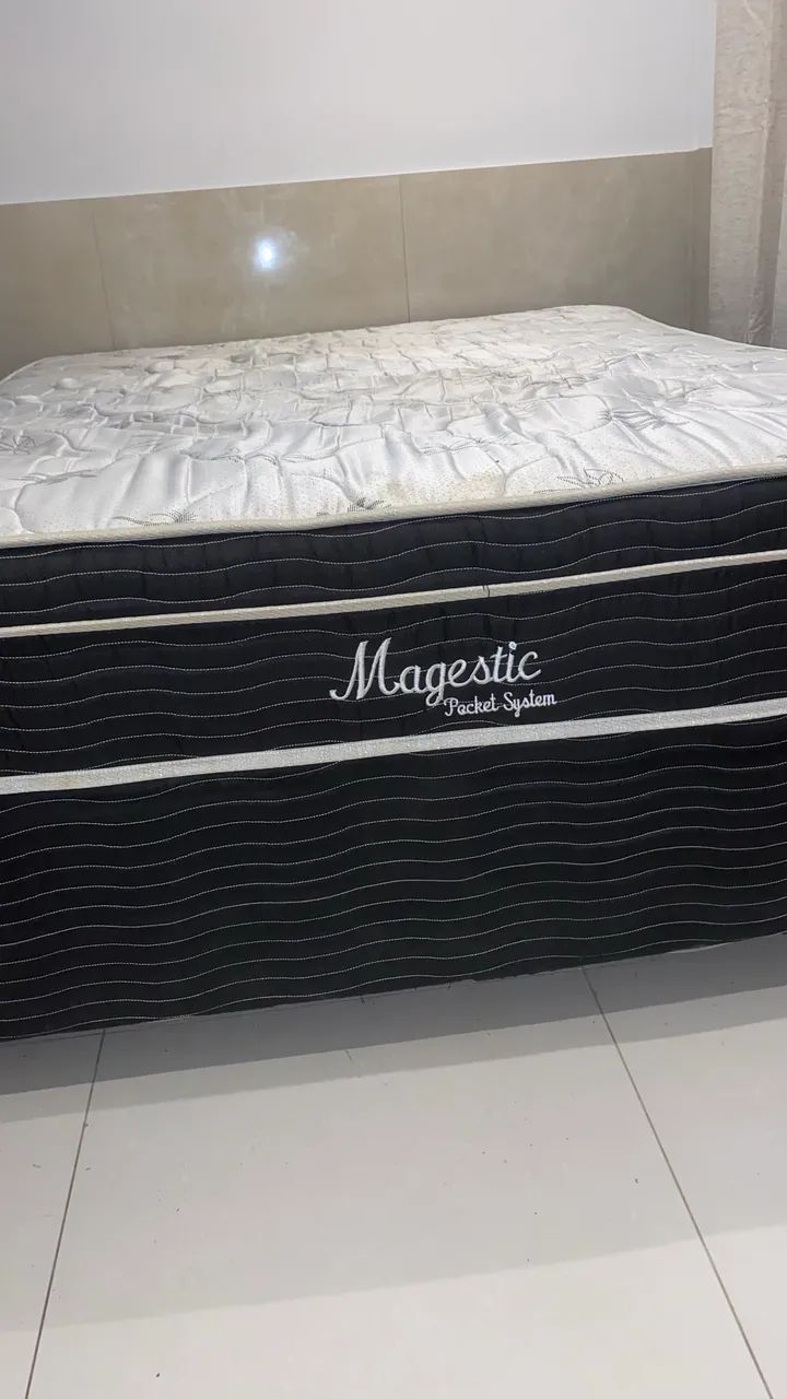 Cama ortobom magestic pocket system colchão de molas ensacadas - Foto 2