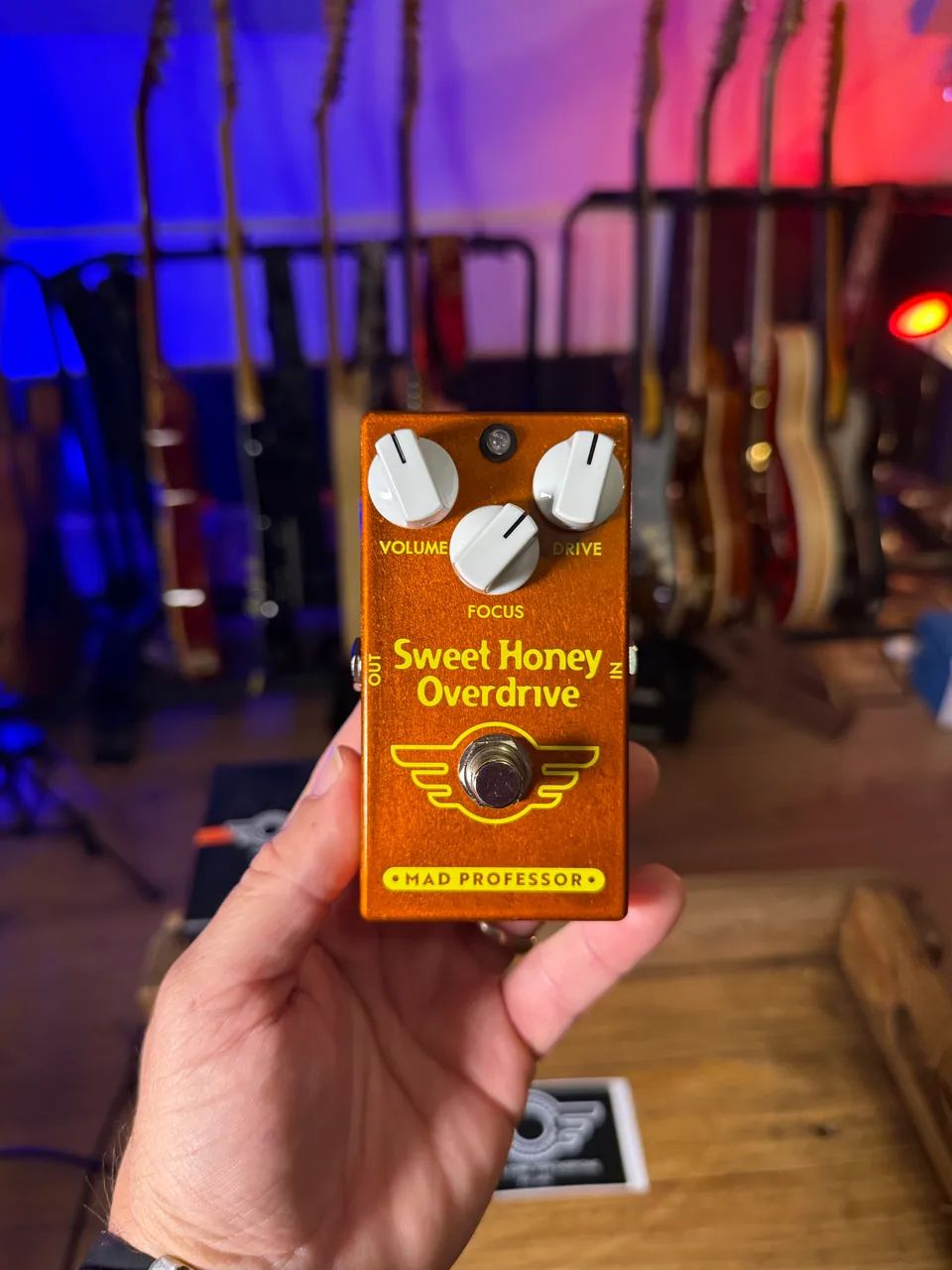 ギター MAD PROFESSOR Sweet Honey Overdrive HW Pedal MAD PROFESSOR Sweet Honey Overdrive Standard - Instrumentos