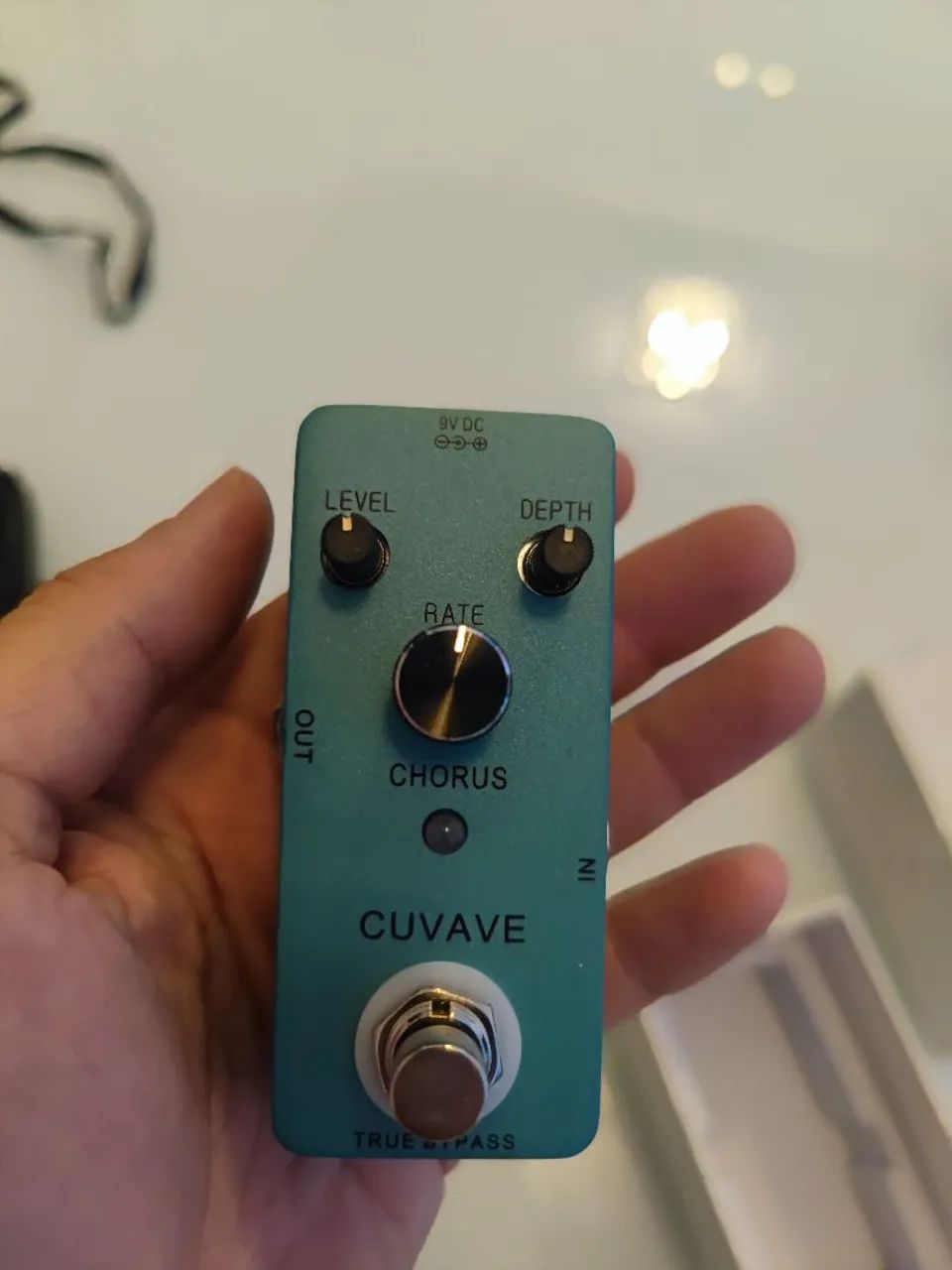 Pedal Chorus Cuvave para guitarra e baixo 