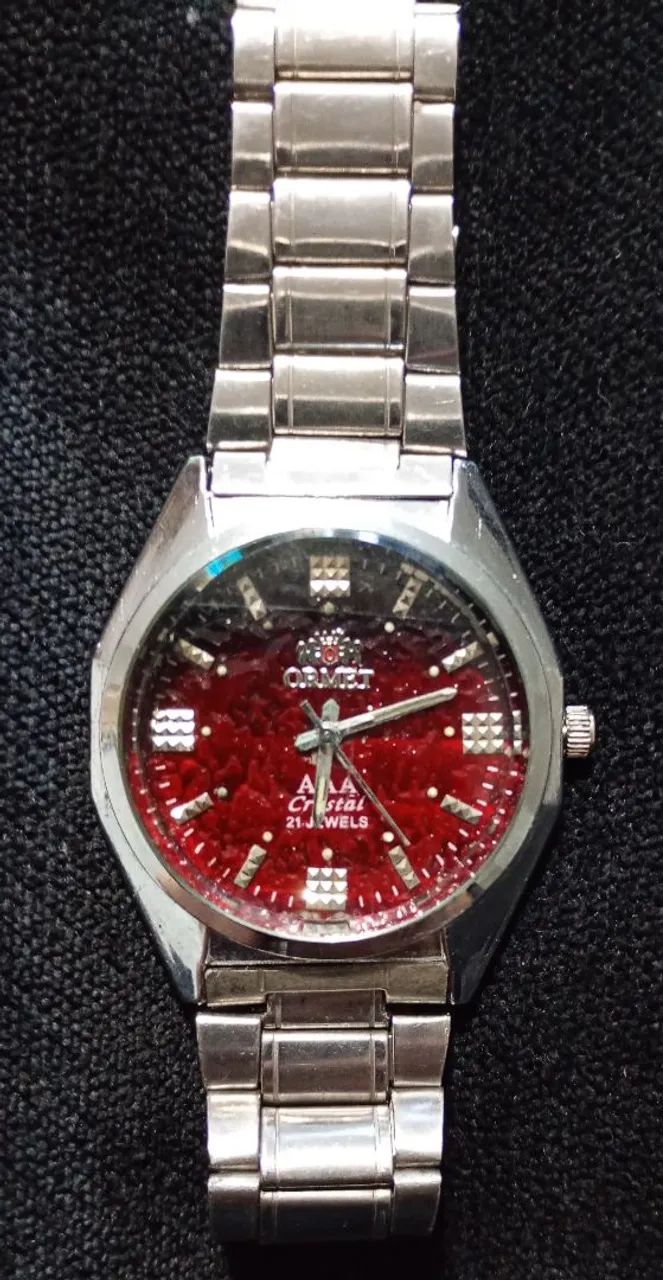 Relógio masculino automático Ormet vintage 21jewels