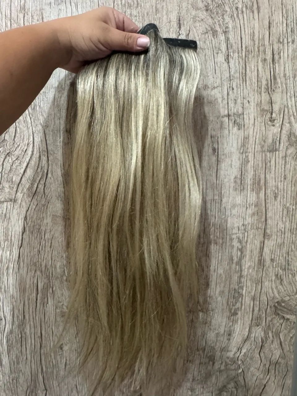 cabelo loiro mesclado brasileiro  - Foto 4