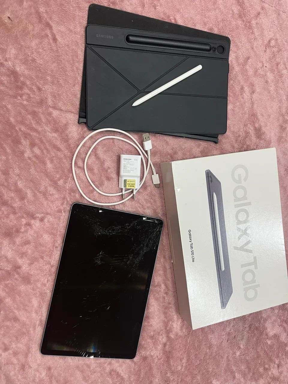 Tablet s10 lite FUNCIONANDO completo tela quebrada - Foto 2