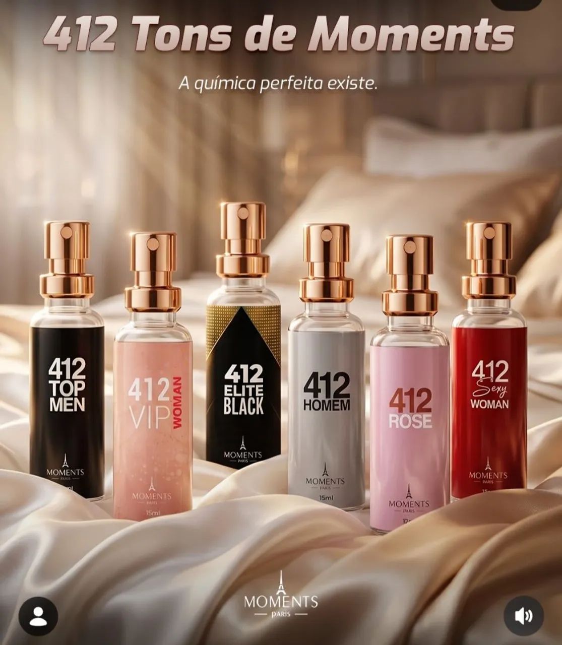 Perfumes Importados Moments Paris  - Foto 2