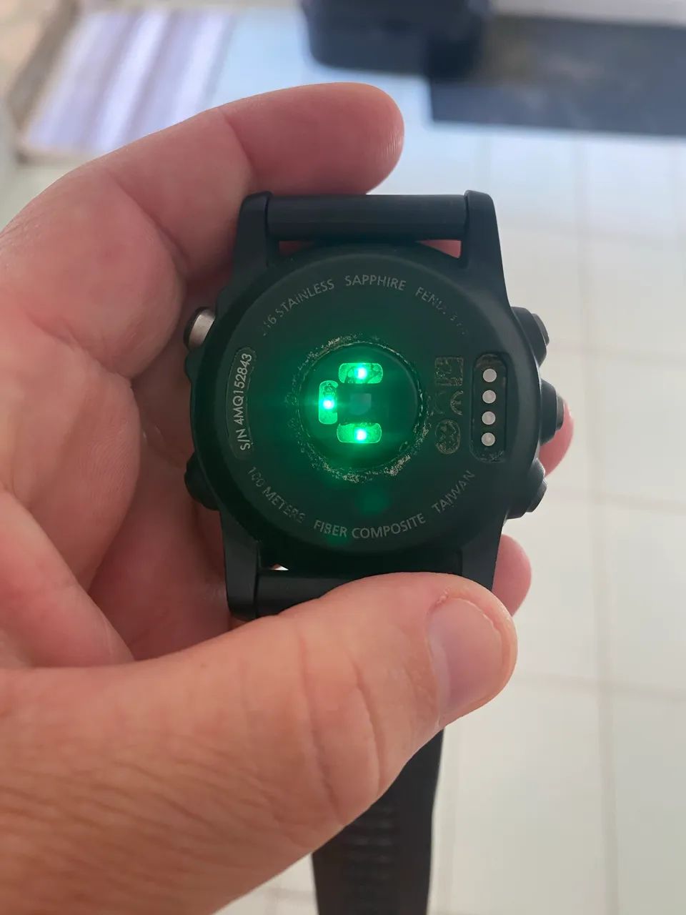 Relógio Garmin Fênix HR3 Zafira. - Foto 3