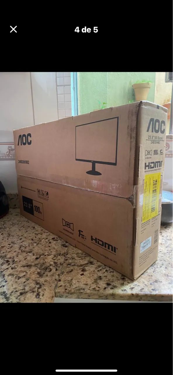 MONITOR AOC 23,8 NOVO - Foto 4