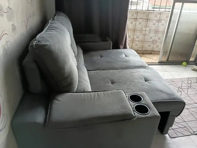Sofá retrátil 2 lugares - Foto 2