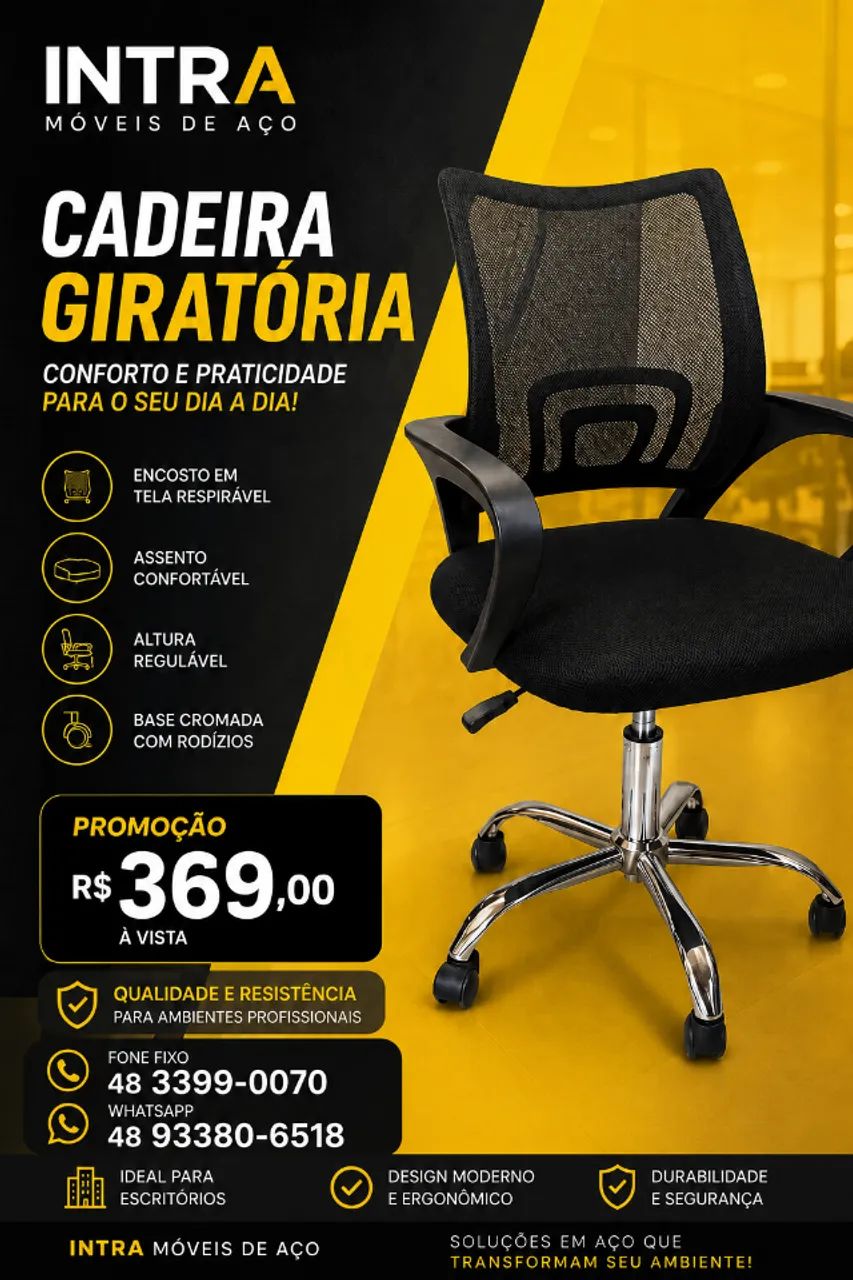 Promoção Cadeira Giratória