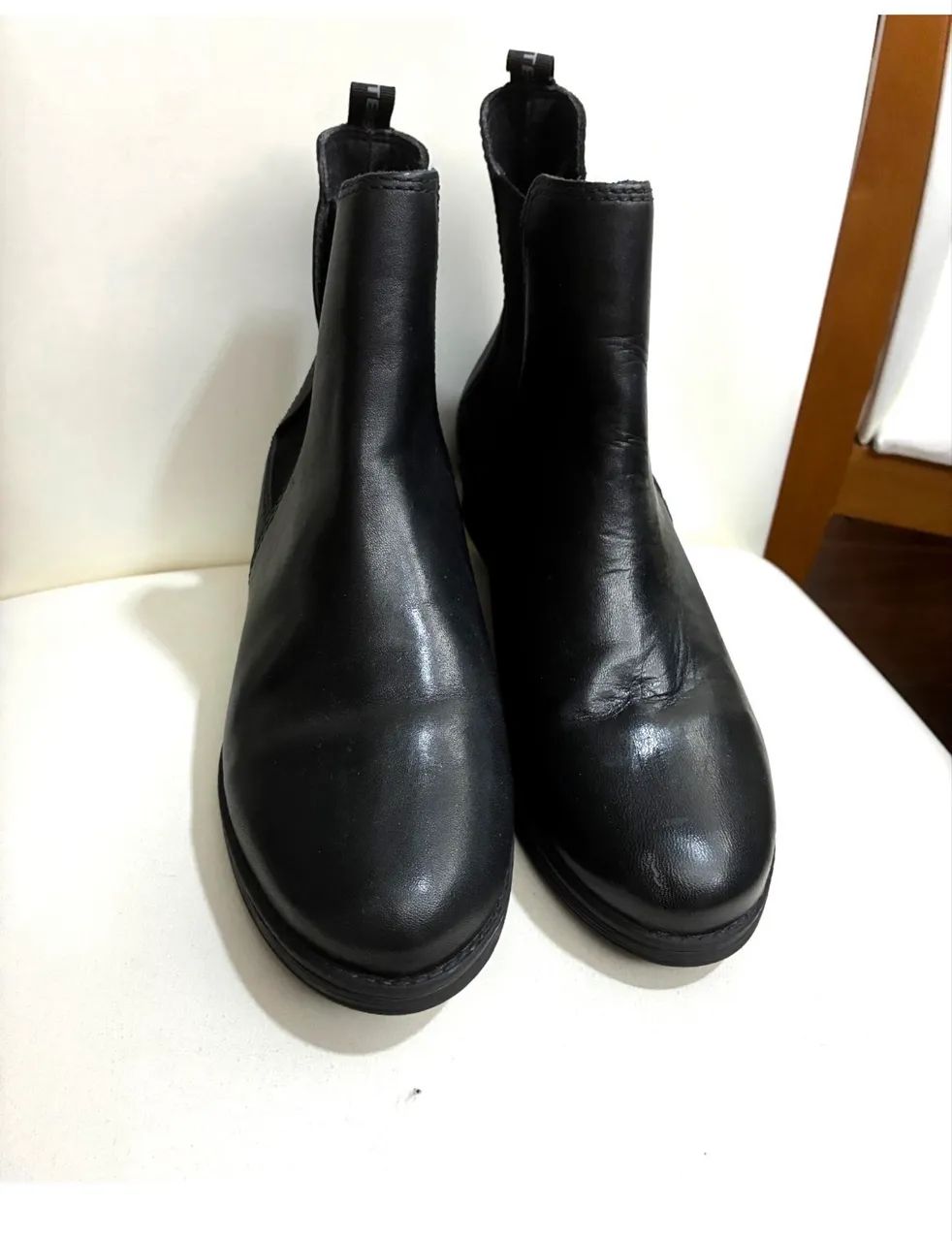 Bota de couro Bottero usada uma vez  - Foto 3