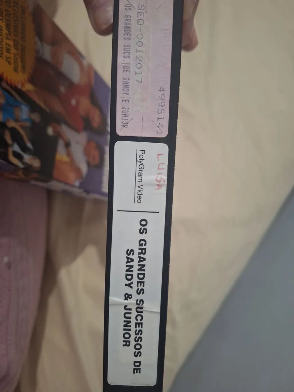 VHS Os Grandes Sucessos de Sandy e Júnior. Raridade! - Foto 4