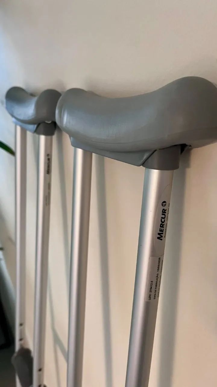 Muleta axilar Mercur tamanho G - Foto 3