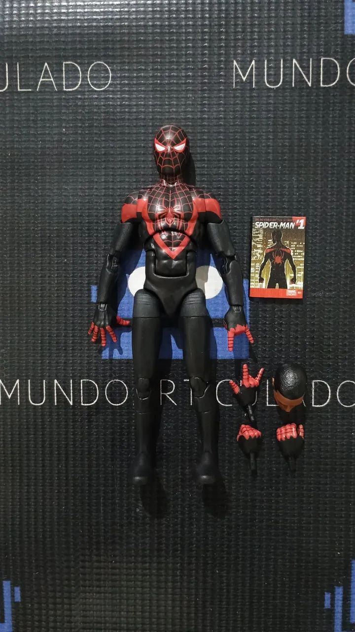 Miles Morales Spider Man Mini Comic Marvel Legends Hasbro