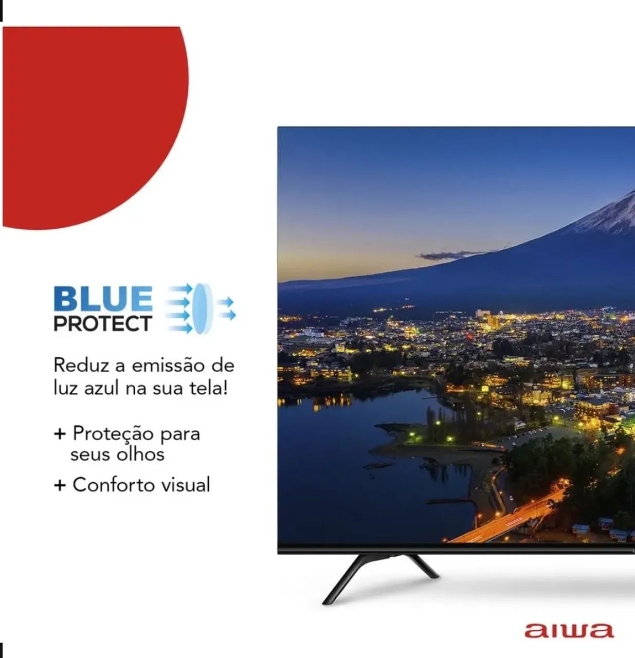 Tv 55" AIWA 4K bordas ultrafina - Foto 3