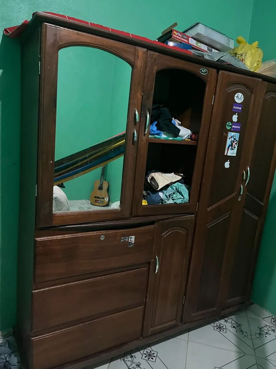 Guarda Roupa de Madeira - Foto 2