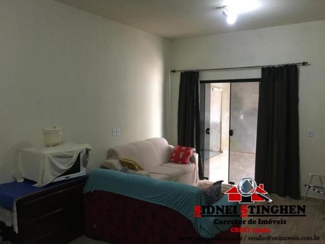 Casa na Praia, 02 dormitórios, laje, piso cerãmico e terreno todo murado - Foto 6