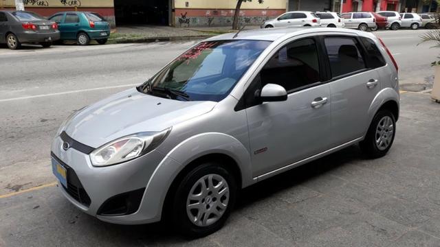 Ford fiesta hatch class motor 1.6 8v flex zetec rocan 4p prata ano 2011 ipva2019pgvist - Foto 3