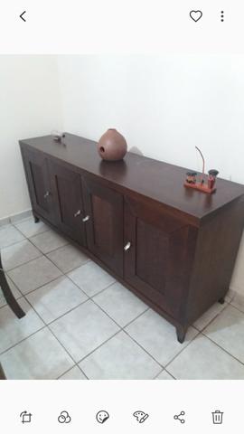 Vendo! BELÍSSIMO balcão de Madeira de Lei - Nova Parnamirim
