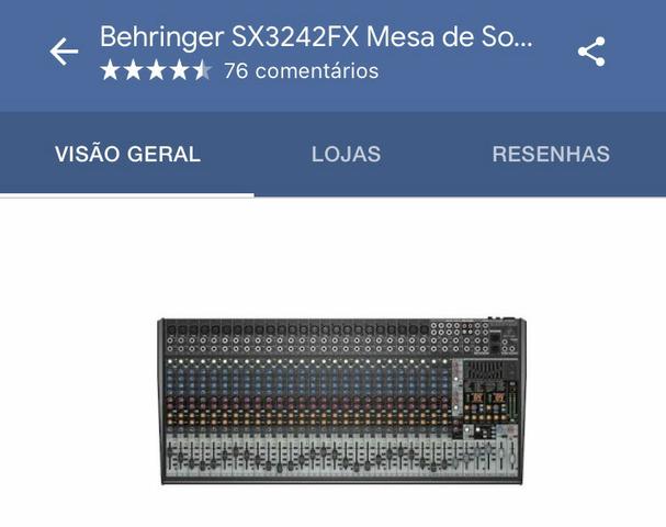 Behringer mesa de som eurodesk SX3242fx